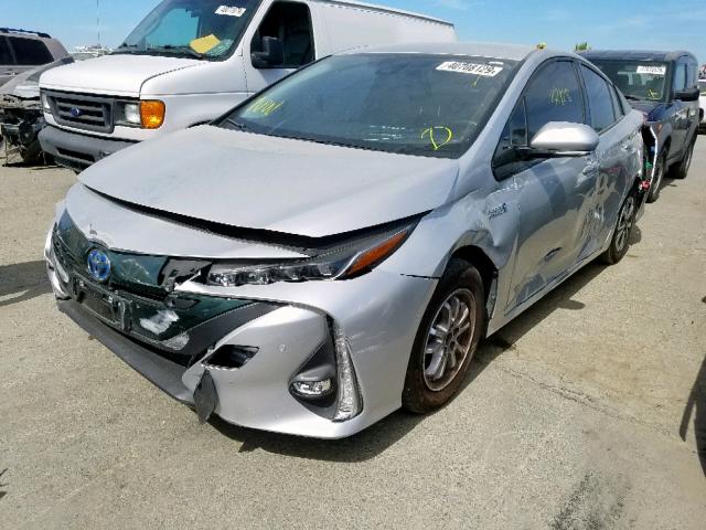 JTDKARFP5H3037361 - 2017 TOYOTA PRIUS PRIM 银色 照片 2
