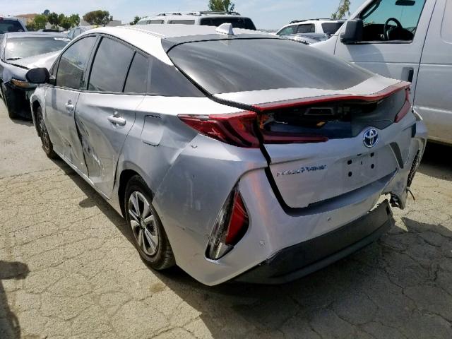 JTDKARFP5H3037361 - 2017 TOYOTA PRIUS PRIM 银色 照片 3