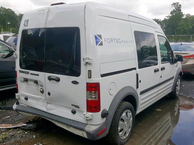 NM0LS7DN2DT168522 - 2013 FORD TRANSIT CO WHITE photo 4