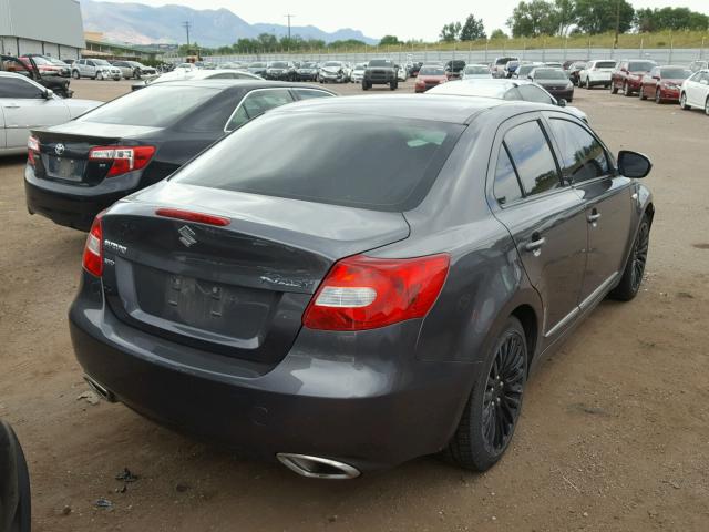 JS2RF9A56A6100337 - 2010 SUZUKI KIZASHI GT GRAY photo 4