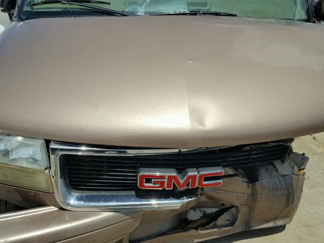 1GKDM19X43B515916 - 2003 GMC SAFARI XT BROWN photo 7