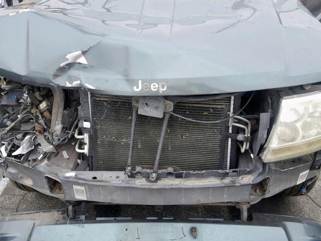 1J8GW58J64C144656 - 2004 JEEP GRAND CHER GREEN photo 7