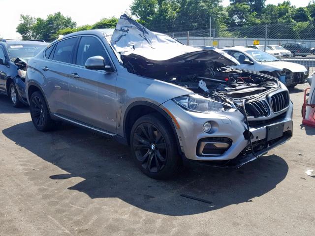 5UXKU2C56F0F95401 - 2015 BMW X6 XDRIVE3 SILVER photo 1