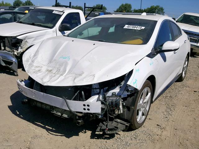 1G1RC6S5XKU116238 - 2019 CHEVROLET VOLT LT WHITE photo 2