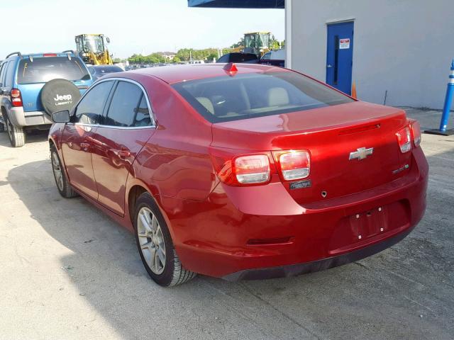 1G11D5RR6DF106519 - 2013 CHEVROLET MALIBU 1LT RED photo 3