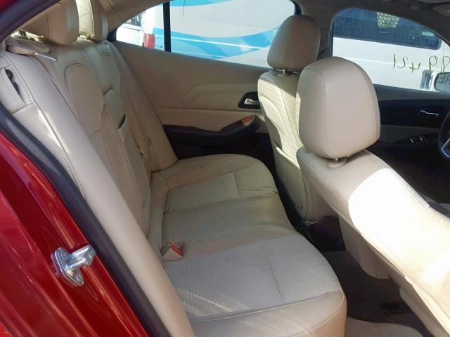 1G11D5RR6DF106519 - 2013 CHEVROLET MALIBU 1LT RED photo 6