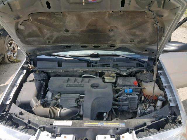 1G8AL55BX7Z191459 - 2007 SATURN ION LEVEL SILVER photo 7