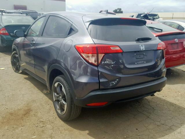 3CZRU5H54JG703486 - 2018 HONDA HR-V EX CHARCOAL photo 3