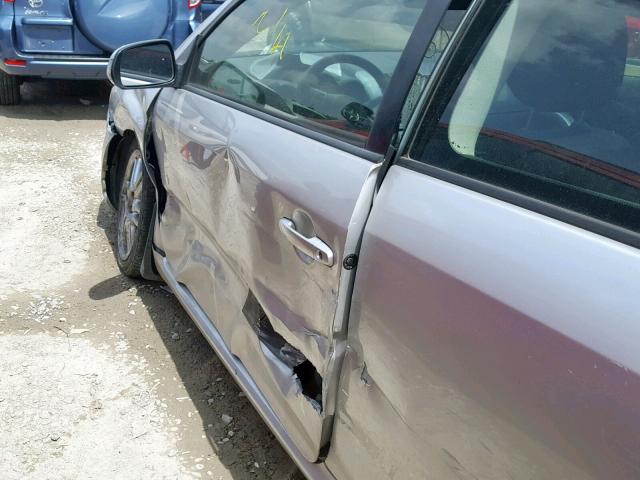 JTKDE3B7XA0310861 - 2010 TOYOTA SCION TC ვერცხლისფერი ფოტო 10