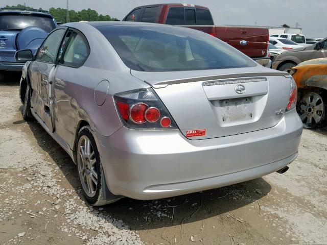 JTKDE3B7XA0310861 - 2010 TOYOTA SCION TC ვერცხლისფერი ფოტო 3