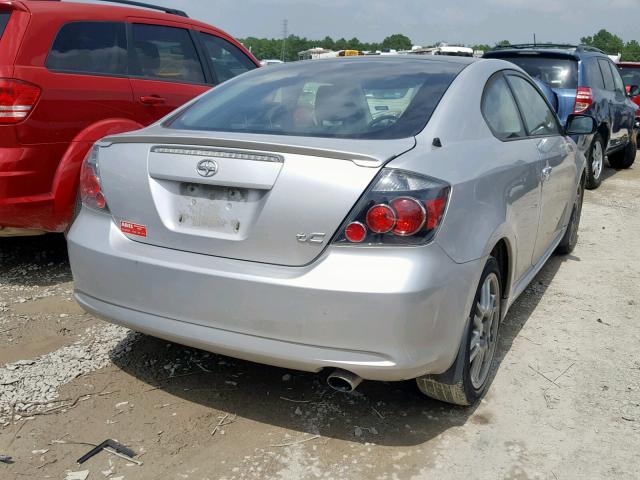 JTKDE3B7XA0310861 - 2010 TOYOTA SCION TC ვერცხლისფერი ფოტო 4