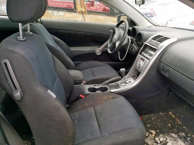 JTKDE3B7XA0310861 - 2010 TOYOTA SCION TC ვერცხლისფერი ფოტო 5