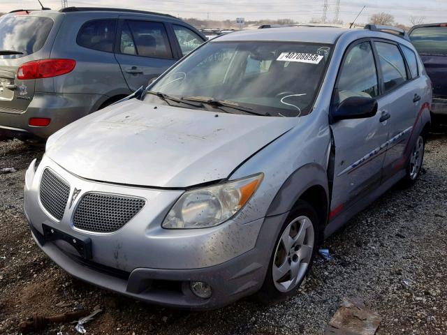 5Y2SL63895Z444632 - 2005 PONTIAC VIBE SILVER photo 2