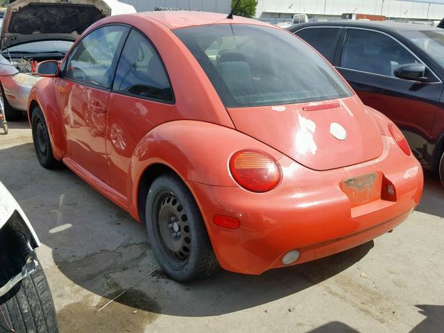 3VWBK21C04M401569 - 2004 VOLKSWAGEN NEW BEETLE ORANGE photo 3