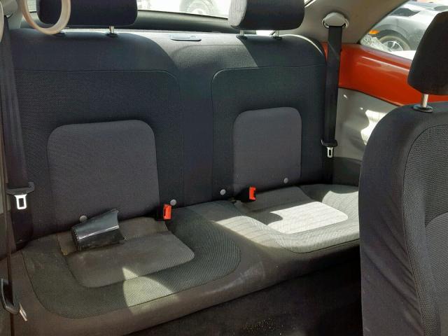 3VWBK21C04M401569 - 2004 VOLKSWAGEN NEW BEETLE ORANGE photo 6