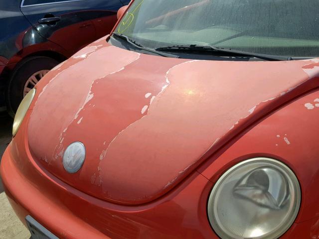 3VWBK21C04M401569 - 2004 VOLKSWAGEN NEW BEETLE ORANGE photo 9
