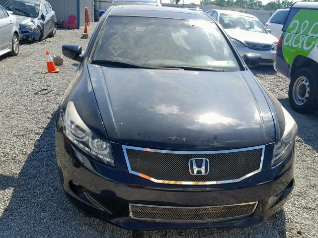 1HGCP3F87AA030598 - 2010 HONDA ACCORD EXL BLACK photo 9