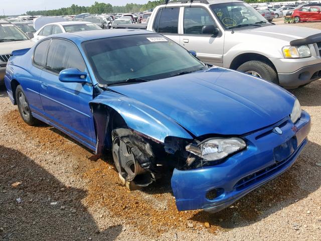 2G1WX12K239323446 - 2003 CHEVROLET MONTE CARL BLUE photo 1