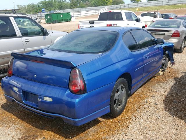 2G1WX12K239323446 - 2003 CHEVROLET MONTE CARL BLUE photo 4