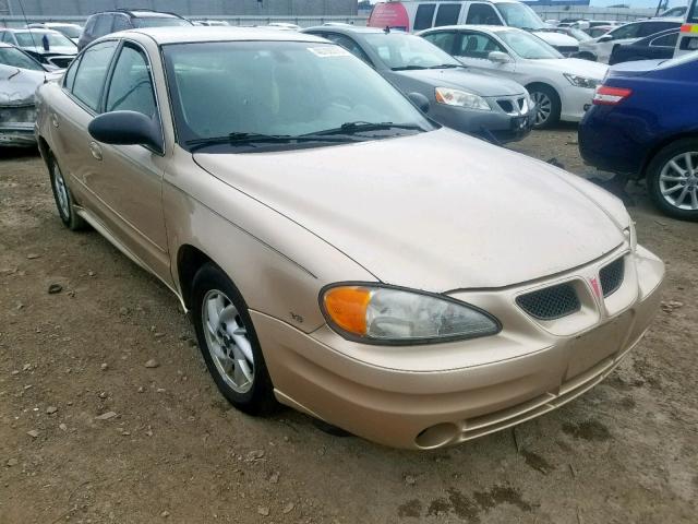 1G2NF52E93M719176 - 2003 PONTIAC GRAND AM S TAN photo 1