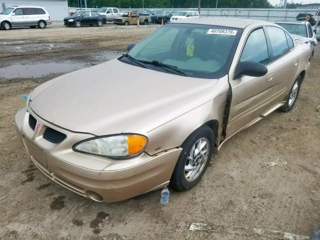 1G2NF52E93M719176 - 2003 PONTIAC GRAND AM S TAN photo 2
