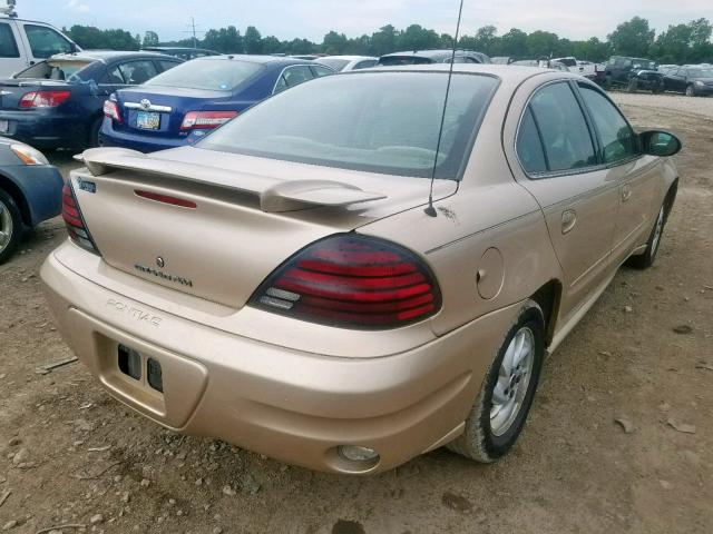 1G2NF52E93M719176 - 2003 PONTIAC GRAND AM S TAN photo 4
