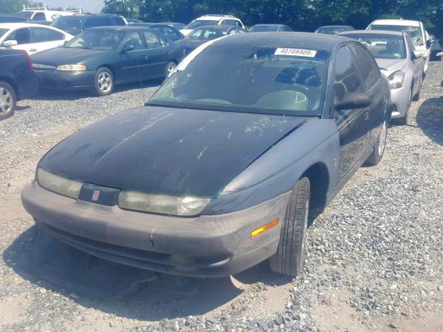 1G8ZH5285VZ275554 - 1997 SATURN SL1 GREEN photo 2