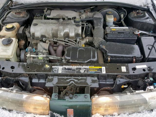 1G8ZH5285VZ275554 - 1997 SATURN SL1 GREEN photo 7