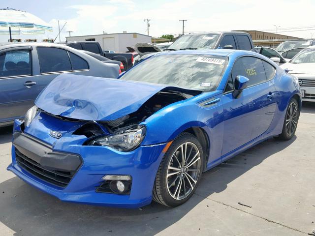 JF1ZCAC11G8602321 - 2016 SUBARU BRZ 2.0 LI BLUE photo 2