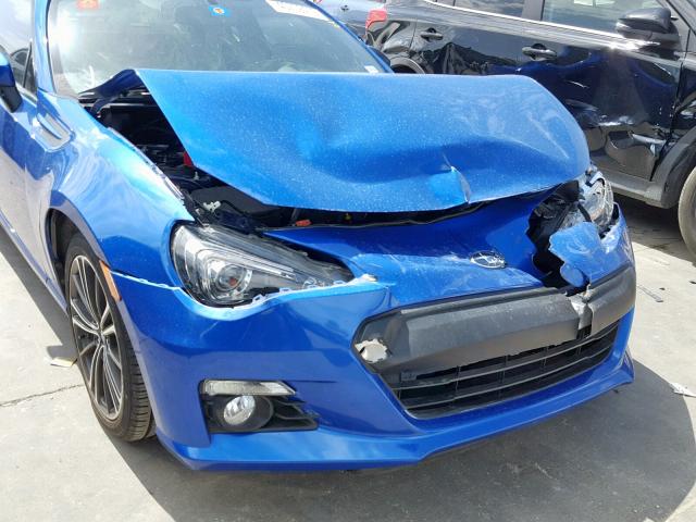 JF1ZCAC11G8602321 - 2016 SUBARU BRZ 2.0 LI BLUE photo 9