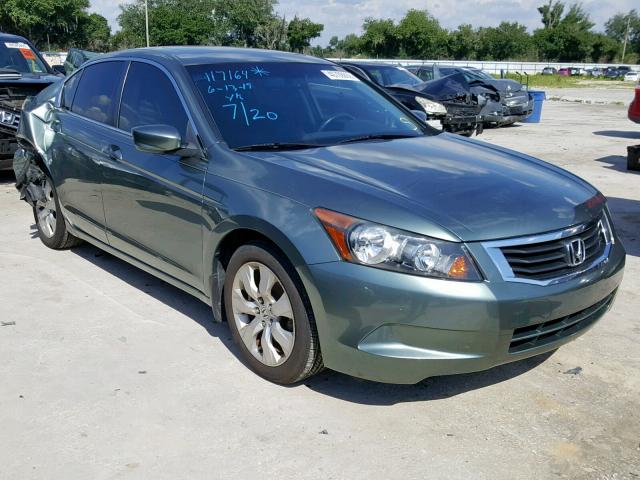 JHMCP268X8C022730 - 2008 HONDA ACCORD EXL GREEN photo 1