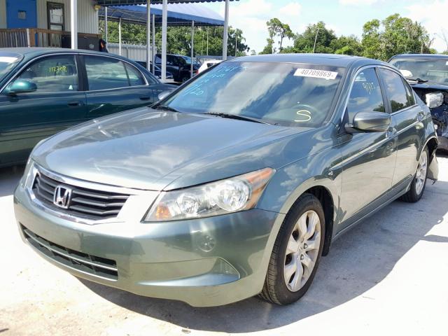 JHMCP268X8C022730 - 2008 HONDA ACCORD EXL GREEN photo 2