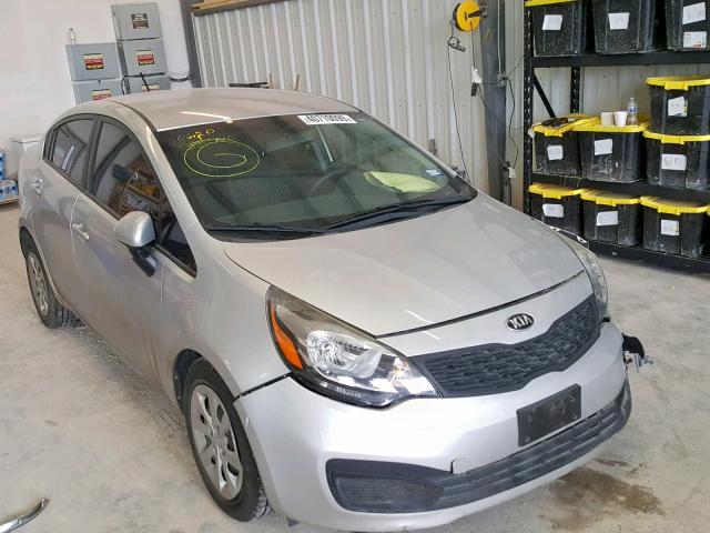 KNADM4A37F6515070 - 2015 KIA RIO LX GRAY photo 1