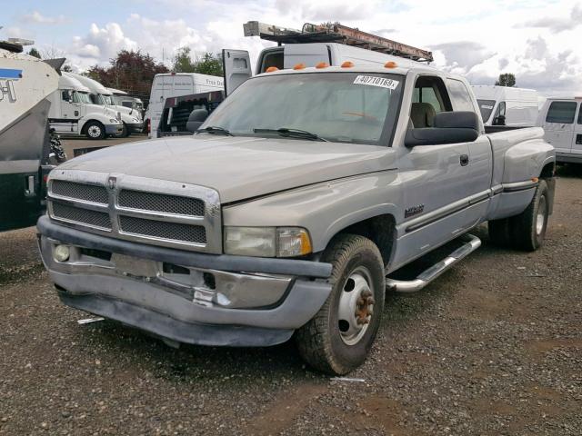 1B7MC3368XJ553364 - 1999 DODGE RAM 3500 GRAY photo 2