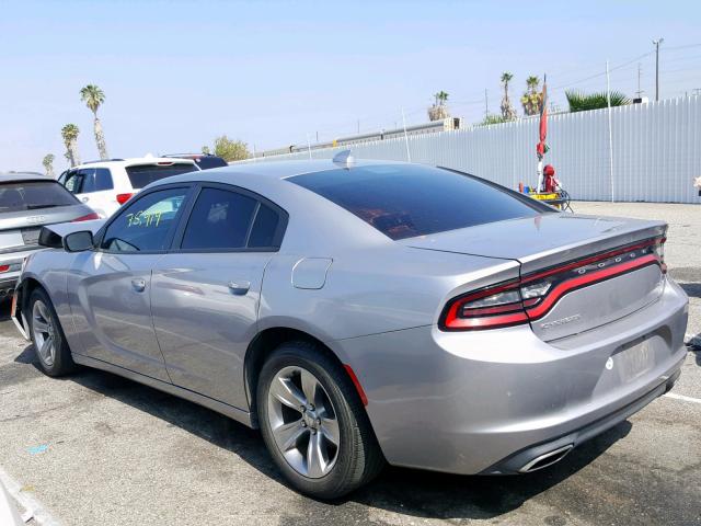 2C3CDXHG6GH285552 - 2016 DODGE CHARGER SX SILVER photo 3