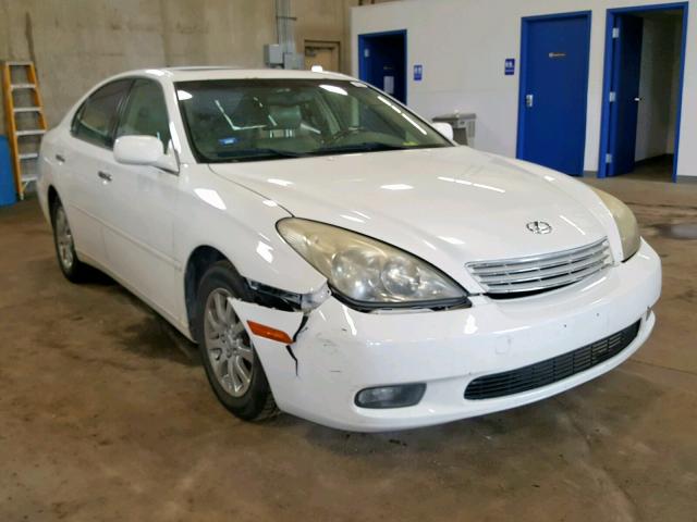 JTHBF30G920035434 - 2002 LEXUS ES 300 WHITE photo 1