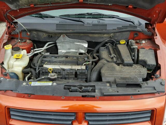 1B3HB28B88D751853 - 2008 DODGE CALIBER ORANGE photo 7