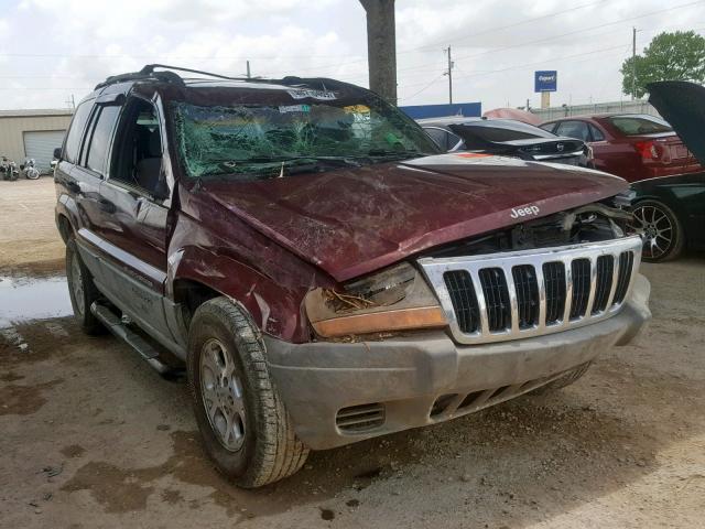 1J4GW58S2XC569614 - 1999 JEEP GRAND CHER MAROON photo 1