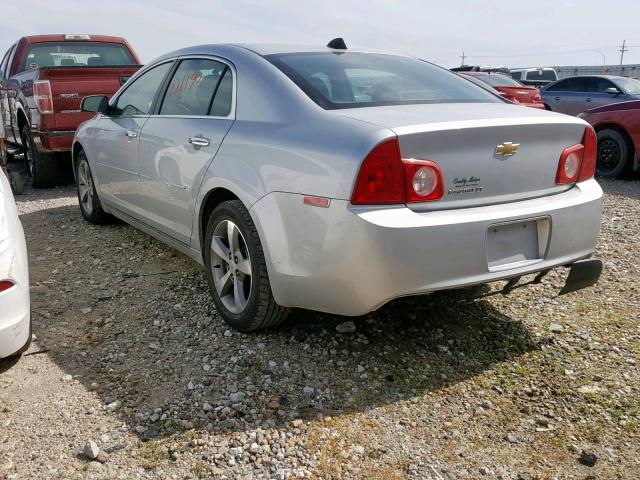 1G1ZC5EU1CF112064 - 2012 CHEVROLET MALIBU 1LT 银色 照片 3