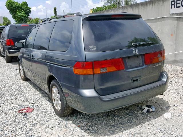 5FNRL18654B062319 - 2004 HONDA ODYSSEY EX CHARCOAL photo 3