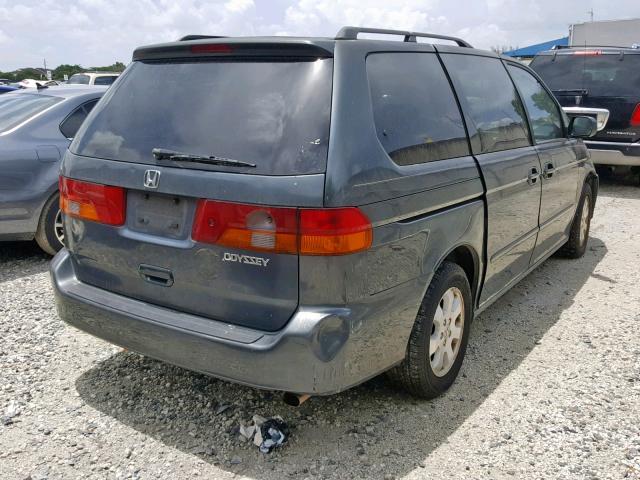 5FNRL18654B062319 - 2004 HONDA ODYSSEY EX CHARCOAL photo 4