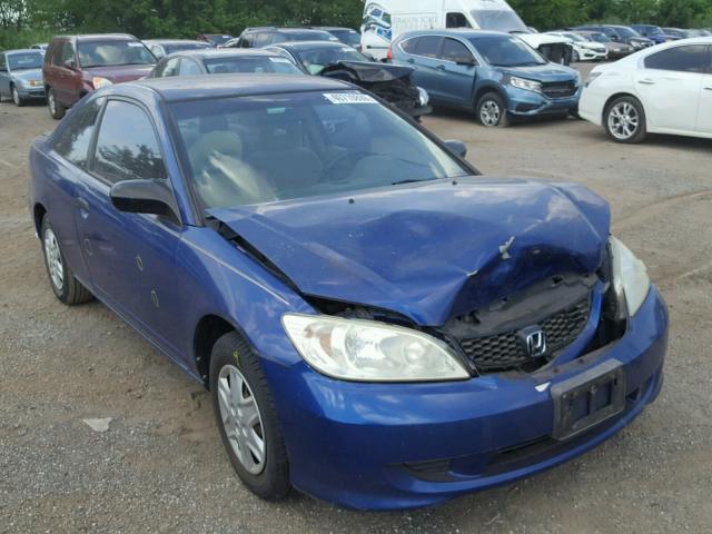 1HGEM21174L057220 - 2004 HONDA CIVIC DX V BLUE photo 1