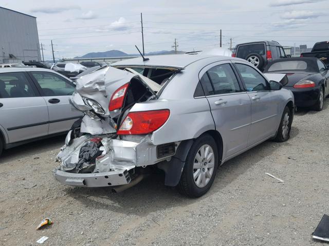 1C3LC46J08N208409 - 2008 CHRYSLER SEBRING LX SILVER photo 4