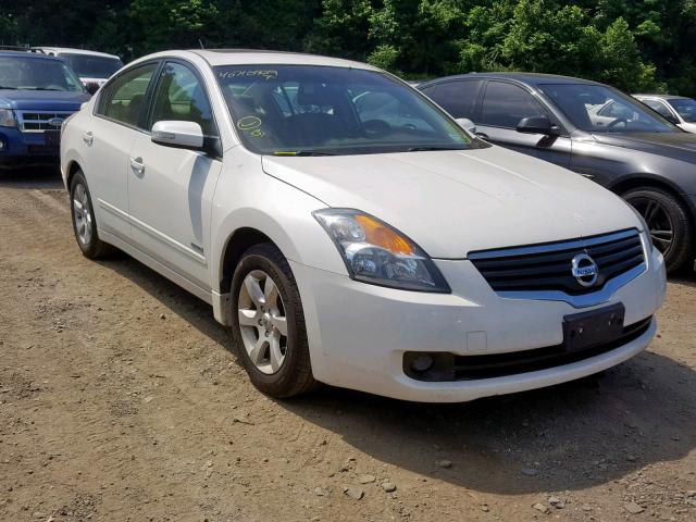 1N4CL21E69C137312 - 2009 NISSAN ALTIMA HYB WHITE photo 1