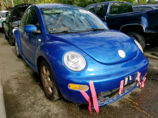 3VWCK21C02M445315 - 2002 VOLKSWAGEN NEW BEETLE Mavi foto 1