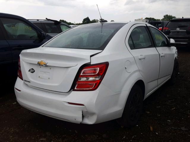 1G1JB5SH6H4133373 - 2017 CHEVROLET SONIC LS 白色 照片 4