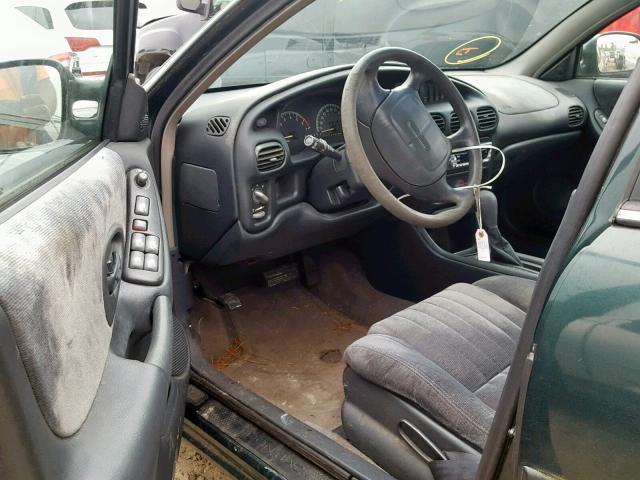 1G2WJ52M5XF255548 - 1999 PONTIAC GRAND PRIX GREEN photo 9