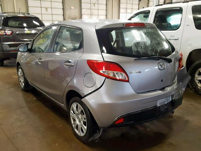 JM1DE1KY4E0181915 - 2014 MAZDA MAZDA2 SPO SILVER photo 3