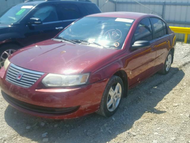 1G8AJ55F76Z210542 - 2006 SATURN ION LEVEL BURGUNDY photo 2