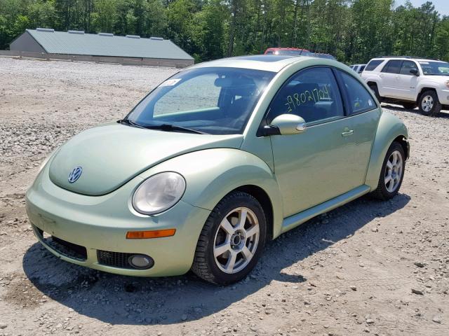 3VWRW21C47M512942 - 2007 VOLKSWAGEN NEW BEETLE მწვანე ფოტო 2